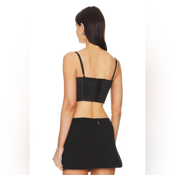 BY.DYLN April Bustier Corset Top Black Size S NWT - Picture 5 of 5